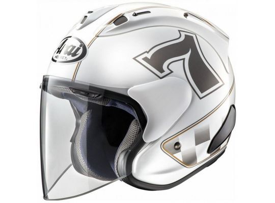 Мотошлем ARAI SZ-RAM X Cafe Racer White